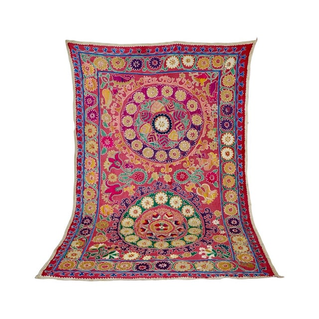 Step into the vibrant world of Uzbekistan with our Suzani Textiles collection. Originating from nomadic tribes, these...
