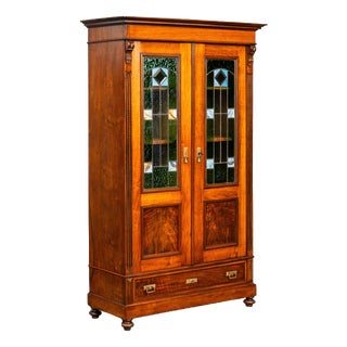 Gründerzeit Oak Bookcase, 1900s For Sale