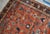 Navy Blue 1920s, Handmade Antique Persian Hamadan Rug 4.1' X 6.3' For Sale - Image 8 of 9