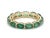 Natural 5.79 cts Zambian emerald band ring in 18k gold For Sale - Image 16 of 18