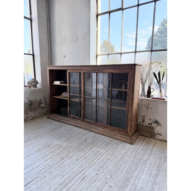 1950s Workshop Cabinet with Glass Doors, 1950s For Sale - Image 5 of 18