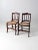Early 20th Century Antique Caned Seat Chairs Pair For Sale - Image 5 of 11
