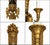 Traditional Antique French Empire Brass Torch Design 3 Arm Wall Sconce For Sale - Image 3 of 6