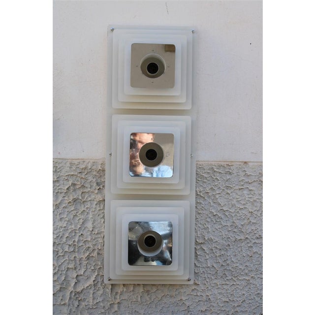 Sculptural Minimalisa Ceiling Light in Enamelled Metal, Italy, 1960s For Sale - Image 9 of 11