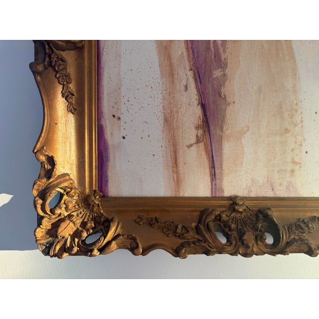 Lavender Latte is an original abstract painting designed to spark conversation and captivate the eye. Ethereal strokes of...