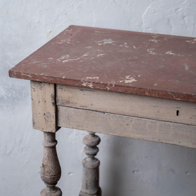 Baroque Continental Baroque Bleached Chestnut Work Table, c.1720 For Sale - Image 3 of 15