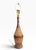A handsome mid-century table lamp that pairs warm teak with natural cork in alternating bands, a signature 1960s MCM...