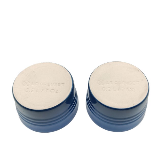 Modern Le Creuset Stoneware Marseille Ramekins Set of 2 For Sale - Image 3 of 6