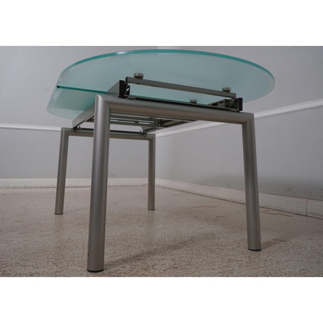Calligaris Modern Design Glass Top Dining Table For Sale - Image 11 of 12