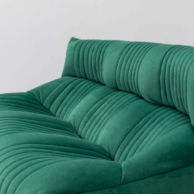 Textile Aralia Three-Seater Sofa by Michel Ducaroy for Ligne Roset, 1970s For Sale - Image 7 of 18
