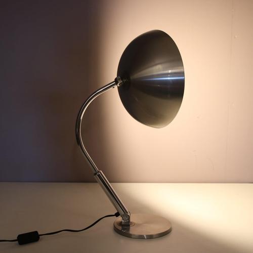 Bauhaus Style Desk Lamp by H. Busquet for Hala, Netherlands, 1950s For Sale - Image 9 of 16