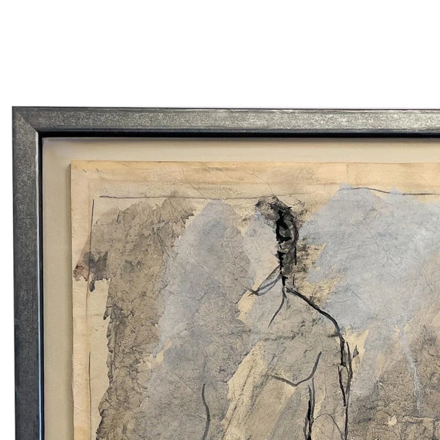 Gray Two Female Nudes Expressionist Painting "Conversation" Robert Colescott, 1959 Smith Tower Gallery For Sale - Image 8 of 12