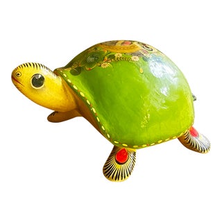 1970s Giant Tonala Turtle Tortoise Sculpture Style of Bustamante For Sale