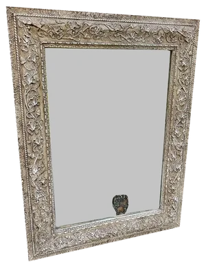 Antique French Painted Mirror