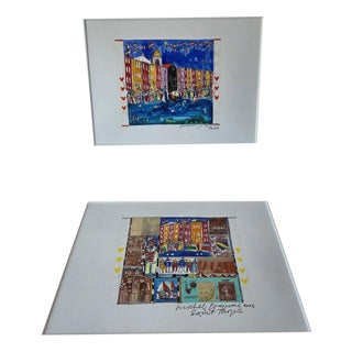 Michel Godjevac, Collages, 2003, Mixed Media, Set of 2 For Sale
