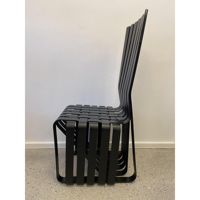 High Sticking Chair in Black by Frank Gehry for Knoll, USA, 1993 For Sale - Image 9 of 14