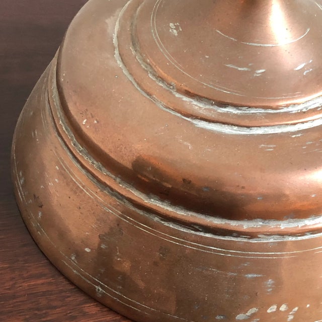 Early 20th Century Middle Eastern Tinned Copper Bowl For Sale In Baltimore - Image 6 of 12