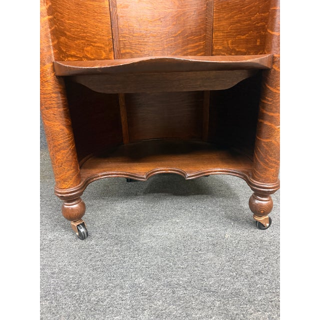 Victorian Quarter Sawn Oak Chair For Sale - Image 12 of 12
