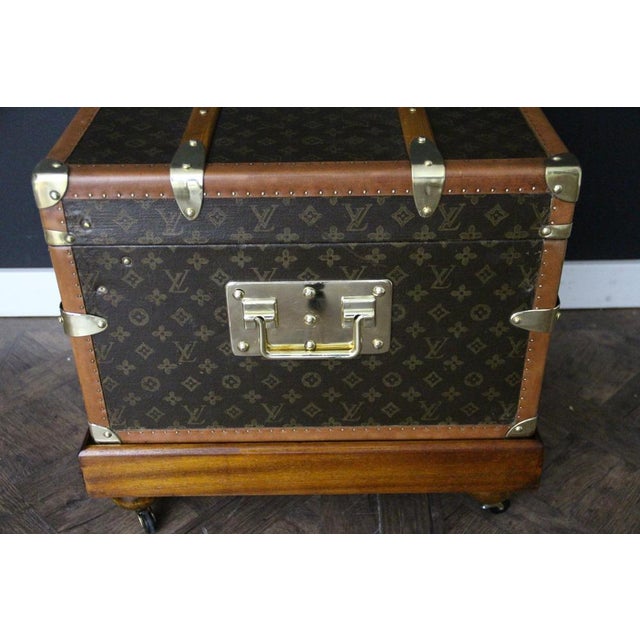 Small Monogram Trunk from Louis Vuitton, 1920 For Sale - Image 13 of 18