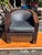 1970s Deco Style Swivel Tub Arm Chair in Macassar Ebony For Sale - Image 4 of 8