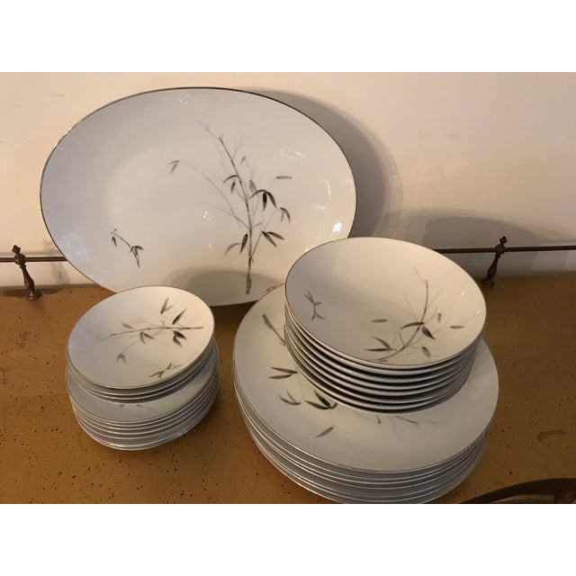 Classy Sango Dinner Plate in Bamboo Knight 28 Dinner Plates Partial