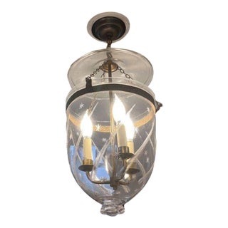 Vaughan Designs English Regency Bell Jar Lantern For Sale