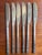Bronze Mid 20th Century Scanline Sigvard Bernadotte Bronze Marked Flatware Service for Six - 30 Pieces For Sale - Image 8 of 11