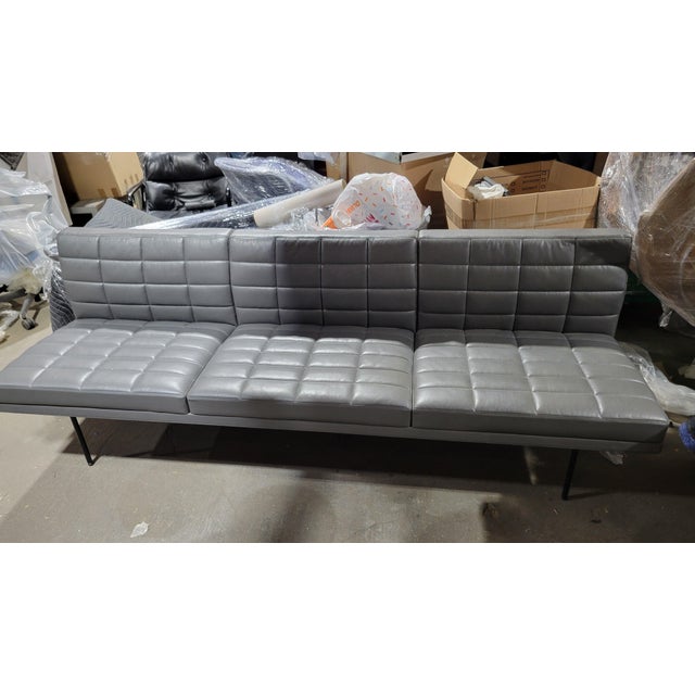 Minimalism Geiger Tuxedo Sofa For Sale - Image 3 of 5
