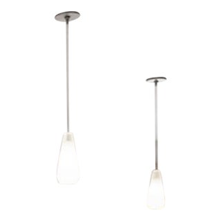 Tech Lighting Teardrop Pendants - a Pair For Sale
