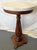 1900's Solid Wood Reeded Pedestal/ Plant Stand With Marble Top For Sale - Image 11 of 18