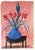 Contemporary David Hockney Amaryllis in Vase Large Original 1986 Swedish Exhibition Poster For Sale - Image 3 of 10