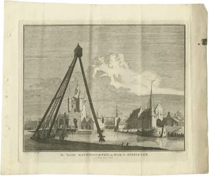 Tirion, Port of Zierikzee, 1751, Paper