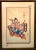 Early 20th Century Block Print Japanese Samurai Warrior Vintage Stamped and Framed For Sale - Image 4 of 8