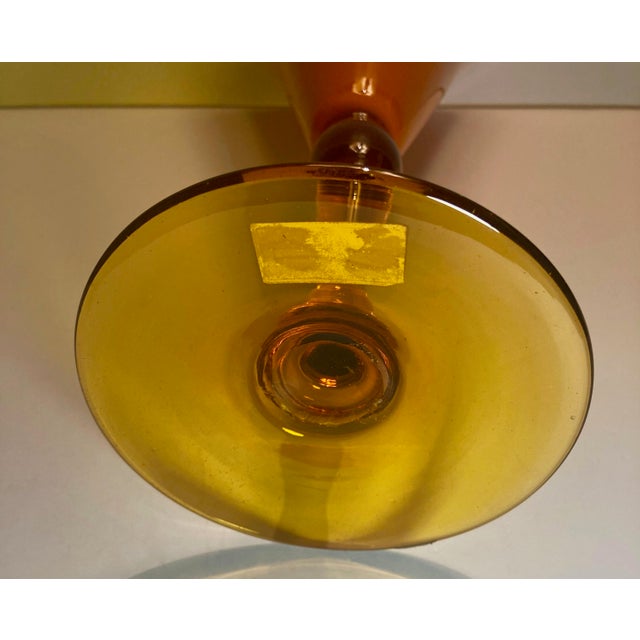 Carlo Moretti / Murano Glass Vase New Old Stock For Sale In New York - Image 6 of 6