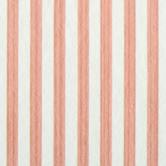 Transitional Sample - Schumacher Edwin Stripe Narrow Wallpaper in Pink For Sale - Image 3 of 5