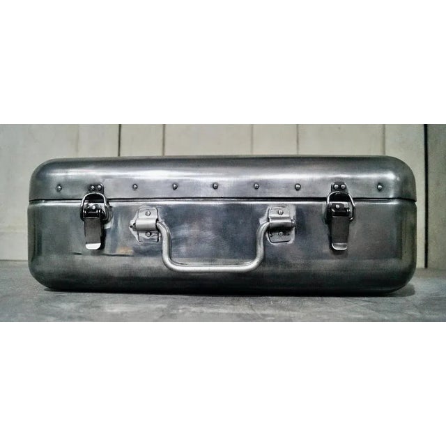 Vintage Aluminium First Aid Box, 1940s For Sale - Image 11 of 11