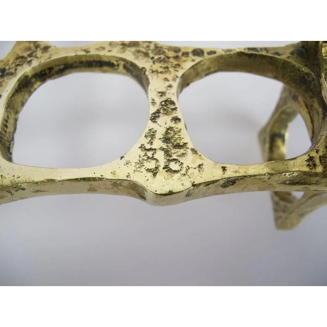 Brass & Bronze Candleholder, 1960s For Sale - Image 16 of 18