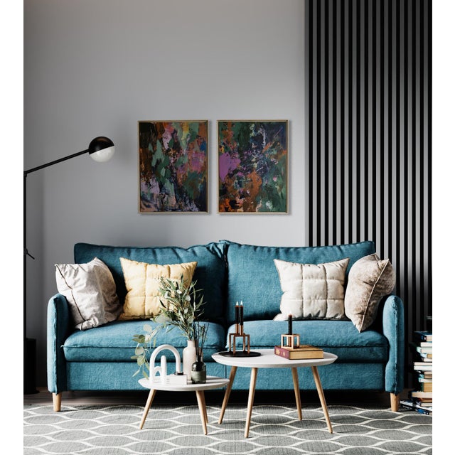 "Shady Blooming" 2026 Framed Painting by Jessalin Beutler For Sale - Image 4 of 4