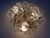 Mid-Century Modern Brass and Crystal Glass Flower Sconces by Ernst Palme for Palwa, 1960s, Set of 2 For Sale - Image 3 of 18