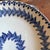 Blue Set of 6 Antique Blue Stick Spatter Fern Plates, 8", Late 19th Century For Sale - Image 8 of 18