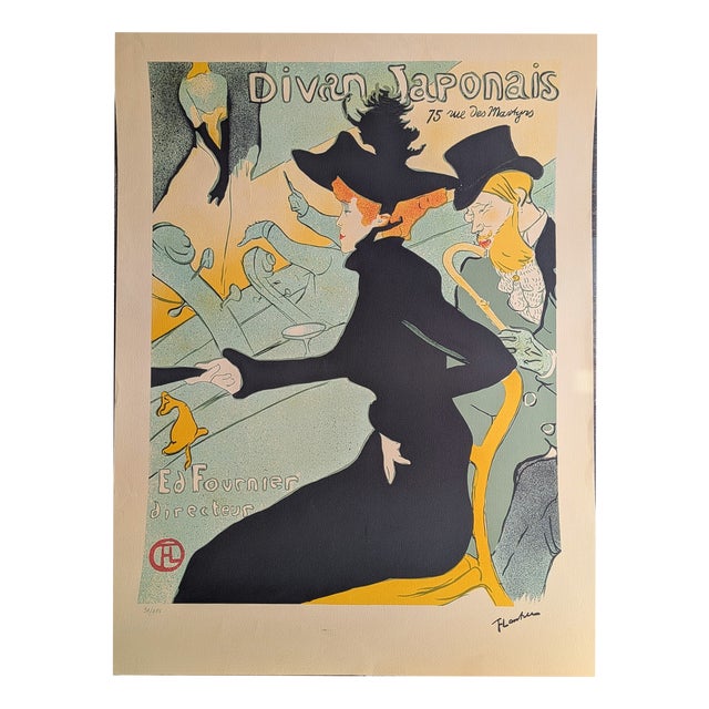 Henri De Toulouse-Lautrec, Japanese Divan, Limited Edition, 1920s, Lithograph For Sale