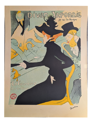 Henri De Toulouse-Lautrec, Japanese Divan, Limited Edition, 1920s, Lithograph