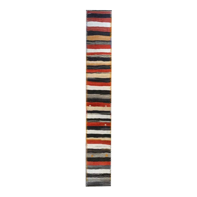 Mid Century Konya Kilim Runner For Sale