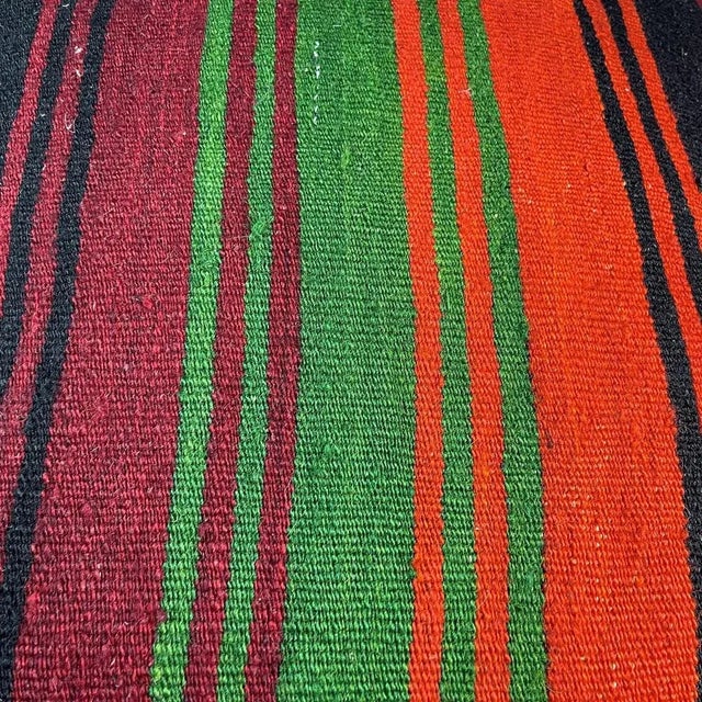 Textile Vintage Turkish Kilim Cushion Cover, 1970s For Sale - Image 7 of 11