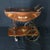 Beautiful early 20th Century Italian bar cart with beautiful intricate marquetry throughout. Cart has two drop leaves for...