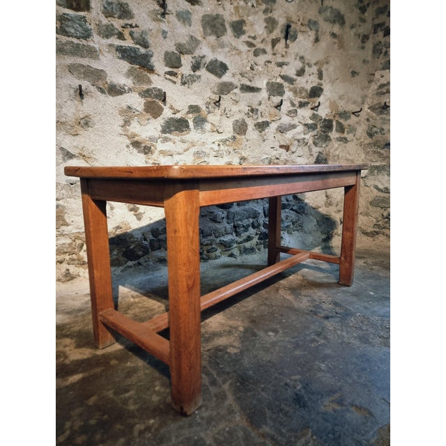 French Oak Table, 1960s For Sale - Image 13 of 18