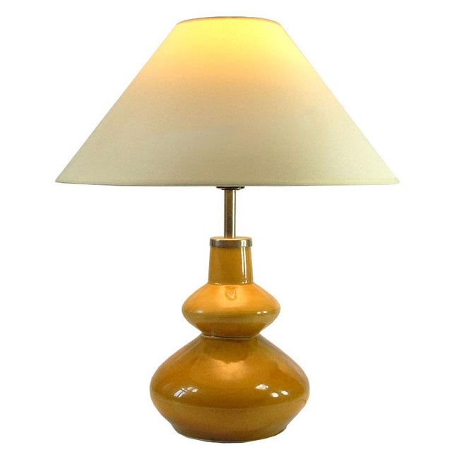 Mid-Century Ceramic Table Lamp from Polam Piła, 1970s For Sale - Image 12 of 12