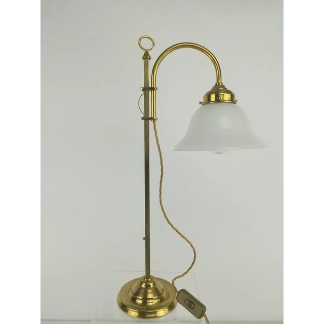 Classical Brass Writing Lamp, 1930s For Sale - Image 3 of 8