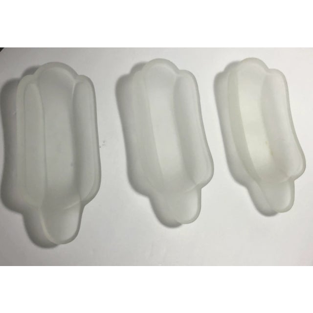 Transparent Vintage 1950s Banana Split Dishes Boats - Set of 3 For Sale - Image 8 of 12