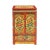 This cabinet / table is painted with colorful (orange rim and yellow base) Tibetan style flower graphic at the front, the...
